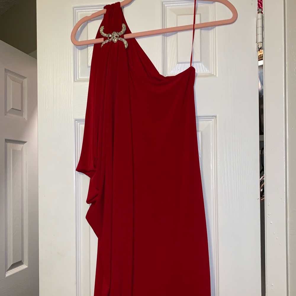 Formal One-shoulder mini dress